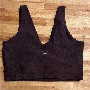Beyond Yoga Women's Deep V-Neck Bra - Brown